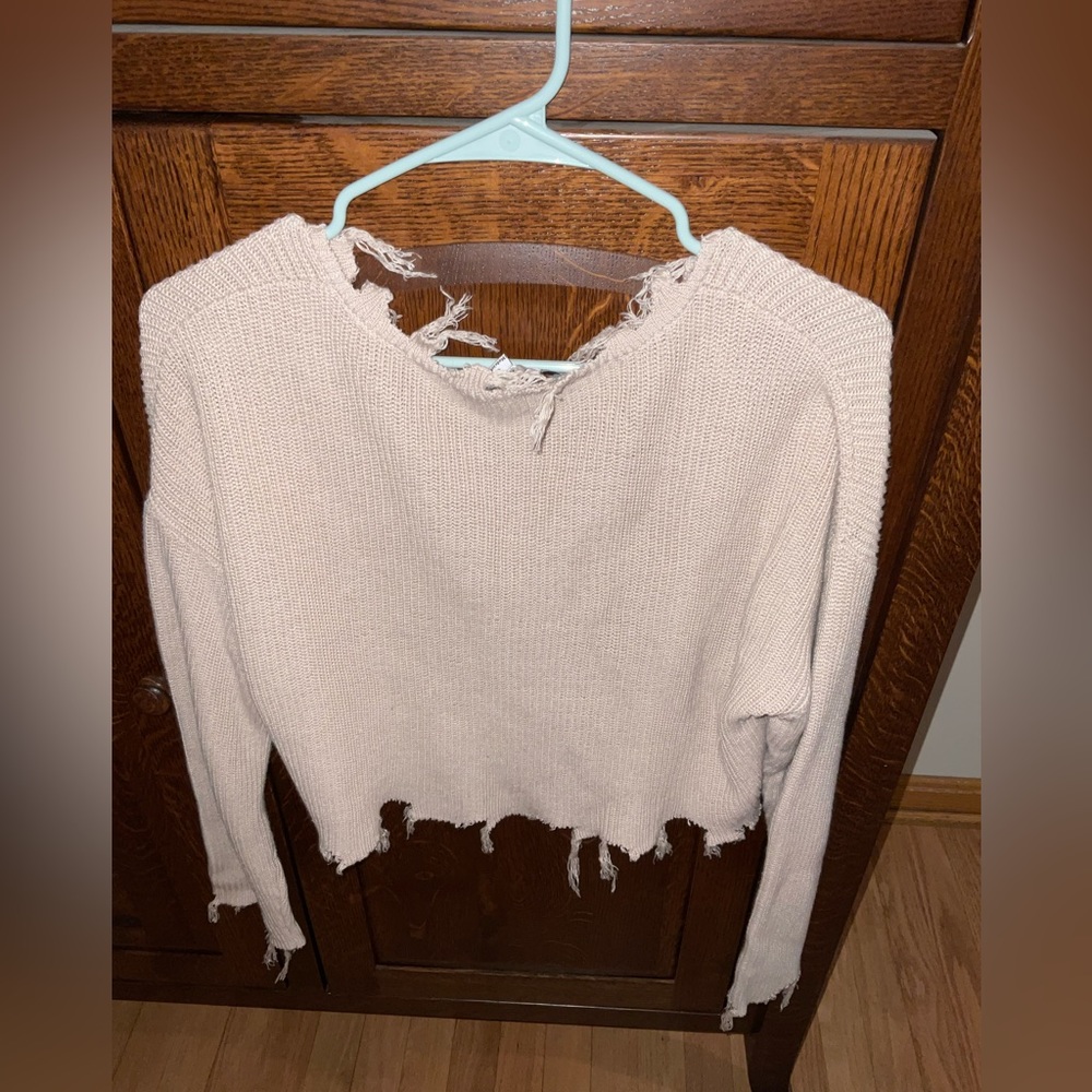 Cropped sweater